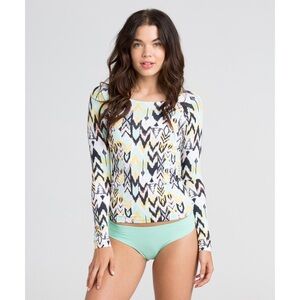 Billabong Totally 80’s Long Sleeve Rashguard Multicolor Size Large